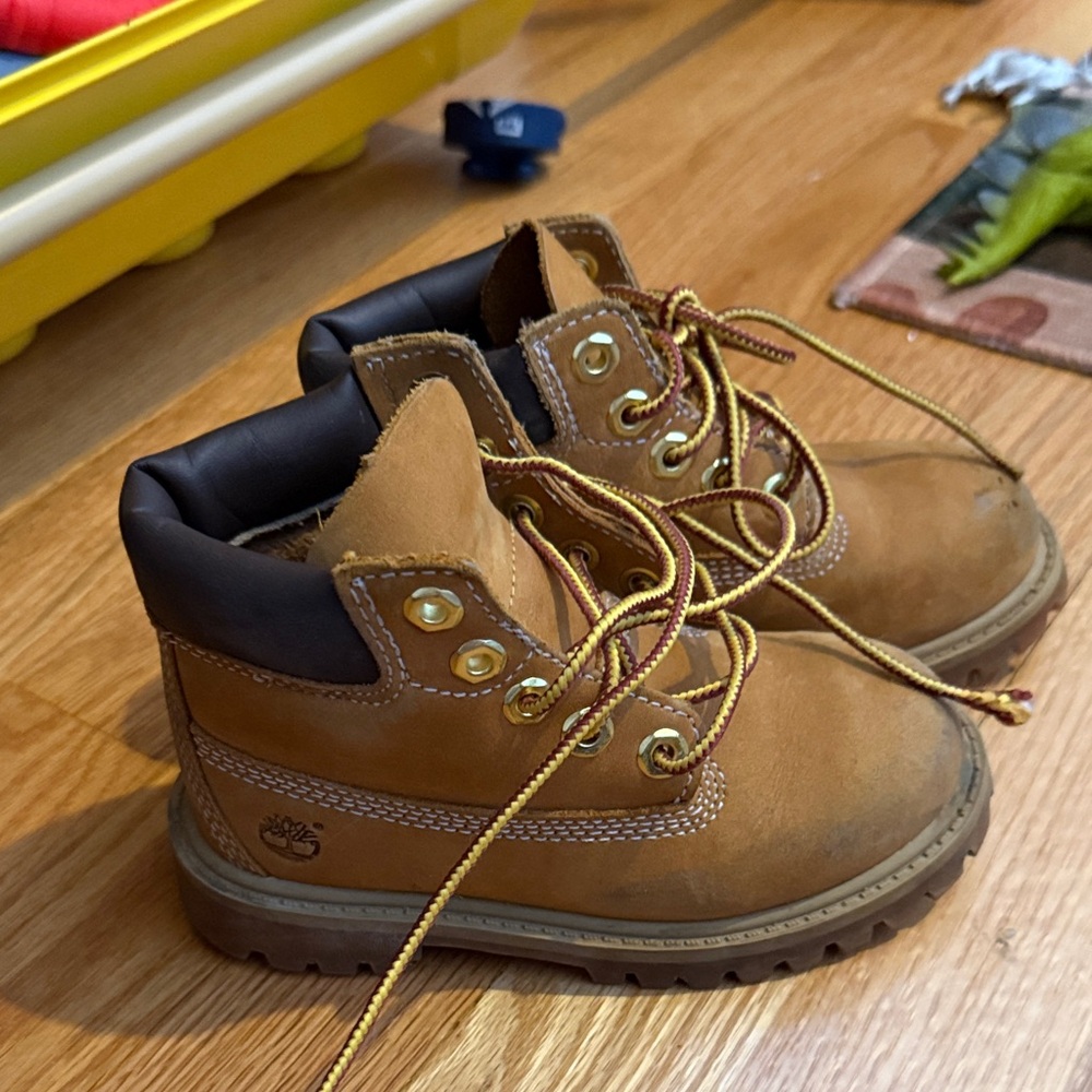Timberland Kids Brown Lace-Up Boots